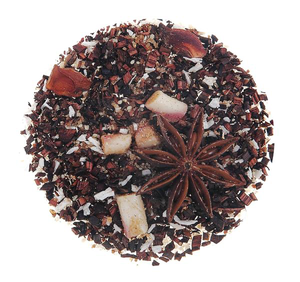 One the first day of Christmas, you should give your loved ones and friends our Holiday Blend tea from Lemon Lily.  A delightfully sweet herbal blend of holiday goodness, right down to the organic candy canes.  Ingredients: Organic Honey Bush, Organic Cinnamon, Organic Brown Sugar, Organic Star Anise, Organic Coconut, Organic Candy Cane  Certified Organic & All Natural. 