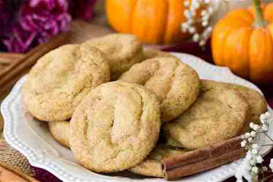 KETO Pumpkin Spice Snickerdoodle Cookies - 1 Dozen